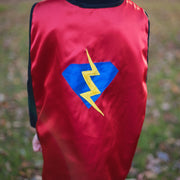 Verkleedkostuum Reversible Superhero Tunic Cape Mask - 4 tot 7 jaar - Verkleedkostuums Great Pretenders - In den Olifant