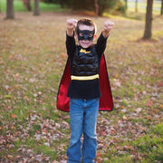 Verkleedkostuum Reversible Superhero Tunic Cape Mask - 4 tot 7 jaar - Verkleedkostuums Great Pretenders - In den Olifant