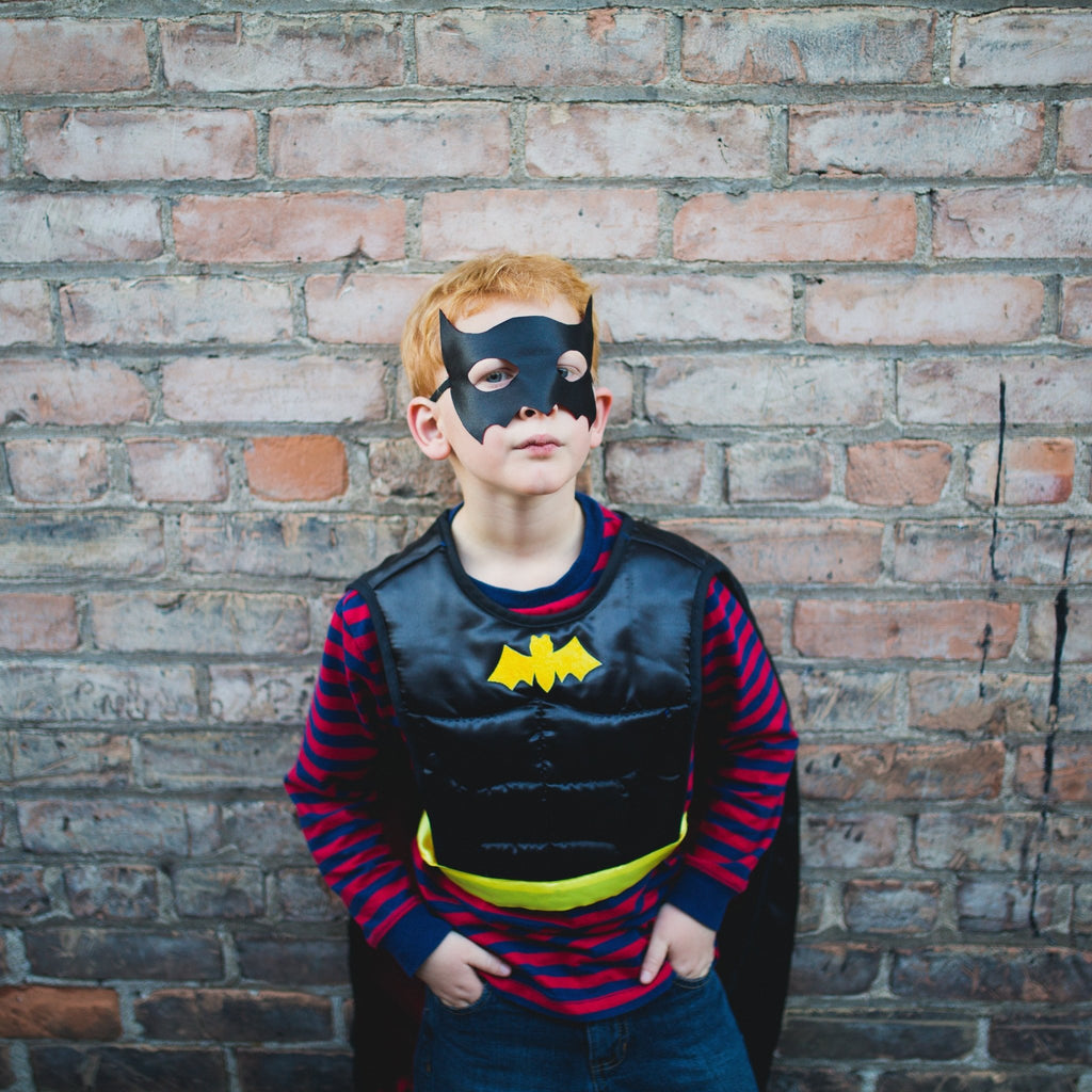 Verkleedkostuum Reversible Superhero Tunic Cape Mask - 4 tot 7 jaar - Verkleedkostuums Great Pretenders - In den Olifant