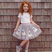 Verkleedrokje Glam Ghost Skirt - 4 tot 6 jaar - Verkleedvleugels en rokje Great Pretenders - In den Olifant