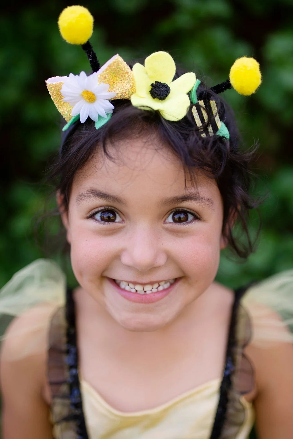 Verkleedset Bumble Bee Dress & Headband - Verkleedjurken Great Pretenders - In den Olifant