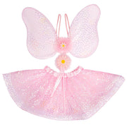 Verkleedset Crazy for Daises Tutu with Wings & Wand - 4 tot 6 jaar - Verkleedvleugels en rokje Great Pretenders - In den Olifant