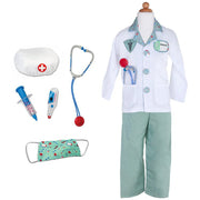 Verkleedset Doctor Green met accessoires - Verkleedkostuums Great Pretenders - In den Olifant