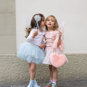 Verkleedset Iridescent Celestial Fairy Wings with Tutu, & Wand - Verkleedvleugels en rokje Great Pretenders - In den Olifant