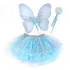 Verkleedset Iridescent Celestial Fairy Wings with Tutu, & Wand - Verkleedvleugels en rokje Great Pretenders - In den Olifant