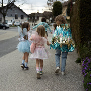 Verkleedset Iridescent Celestial Fairy Wings with Tutu, & Wand - Verkleedvleugels en rokje Great Pretenders - In den Olifant