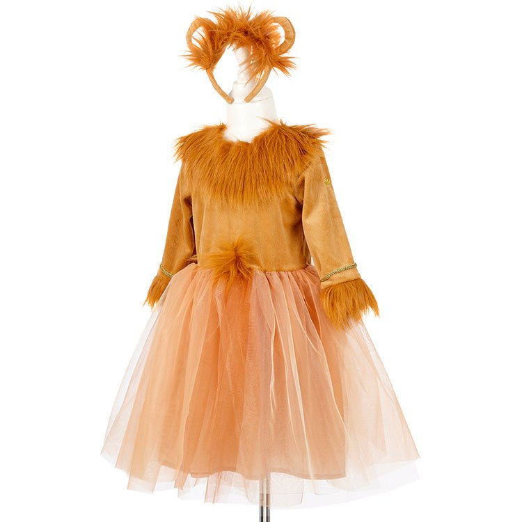 Verkleedset Pyppa Leeuw jurk + diadeem - Dierenkostuums Souza for kids - In den Olifant