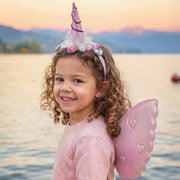 Verkleedvleugels en haarband Moonbeam Alicorn Headband with Wings Set - set van 2 - Verkleedvleugels en rokje Great Pretenders - In den Olifant