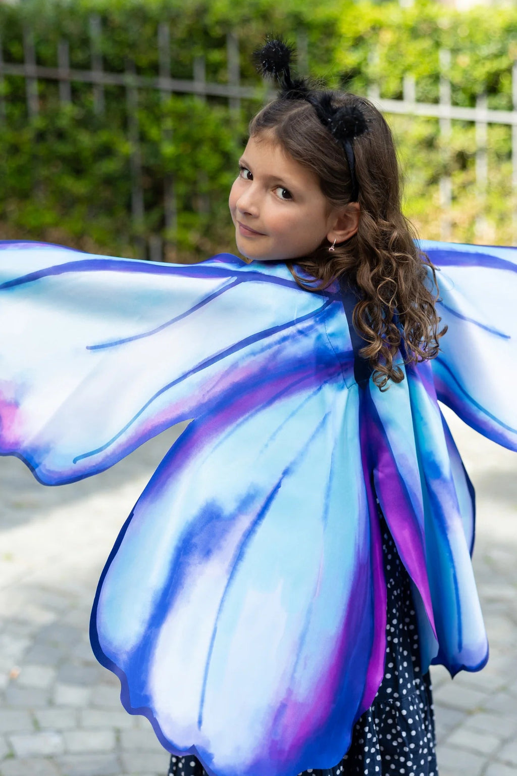 Verkleedvleugels en haarband Mythical Butterfly Soft Wings - Verkleedvleugels en rokje Great Pretenders - In den Olifant