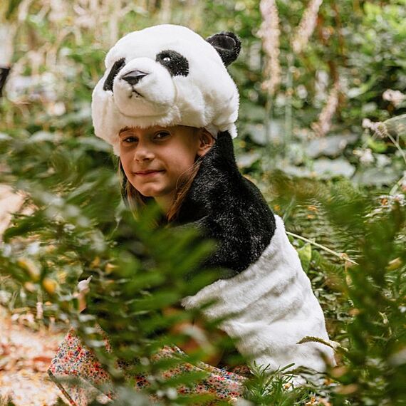 Vermomming Panda - Verkleedcapes Wild & Soft - In den Olifant