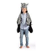 Vermomming Zebra - Verkleedcapes Wild & Soft - In den Olifant