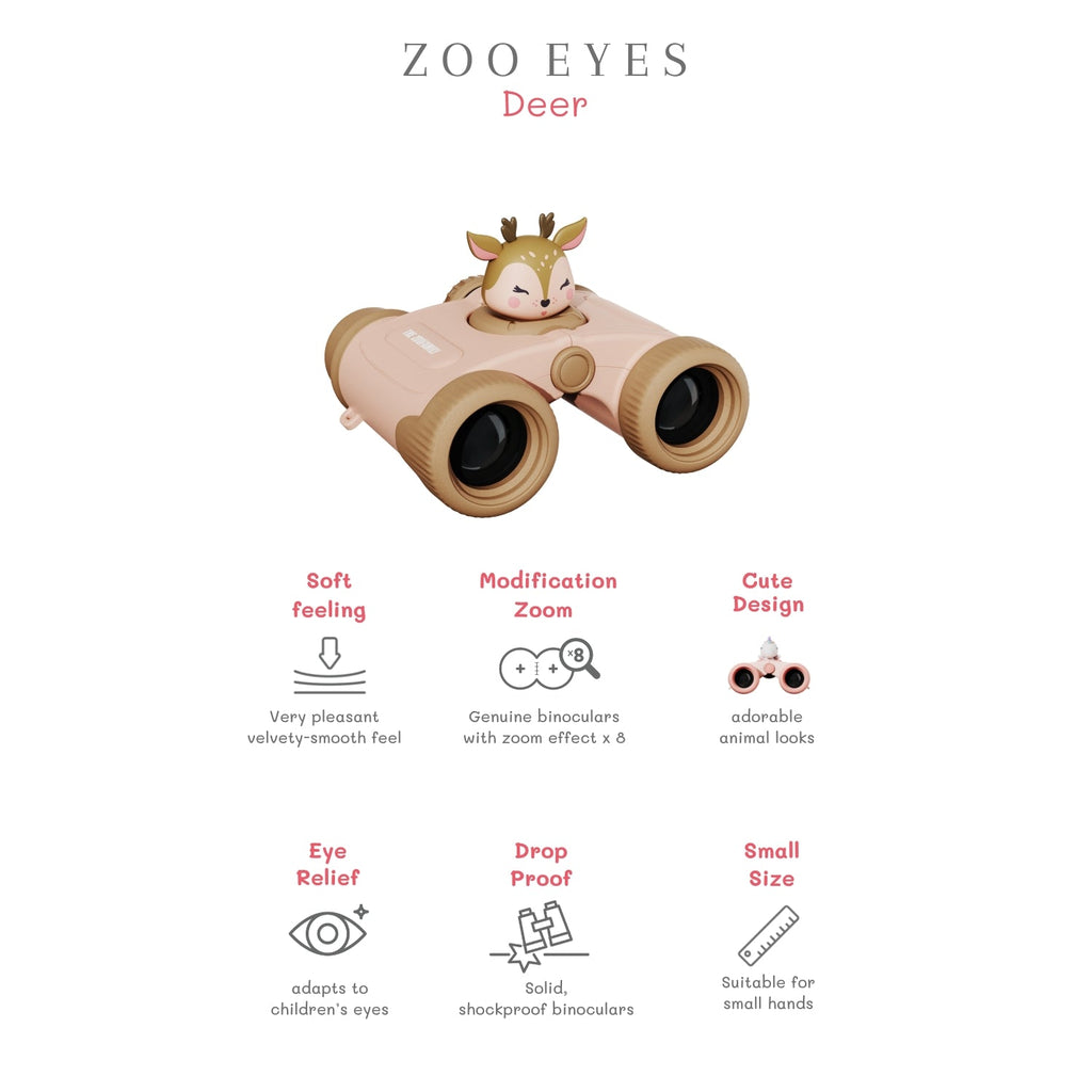 Verrekijker Zoo Eyes Deer - Actief buitenspeelgoed The Zoo Family - In den Olifant