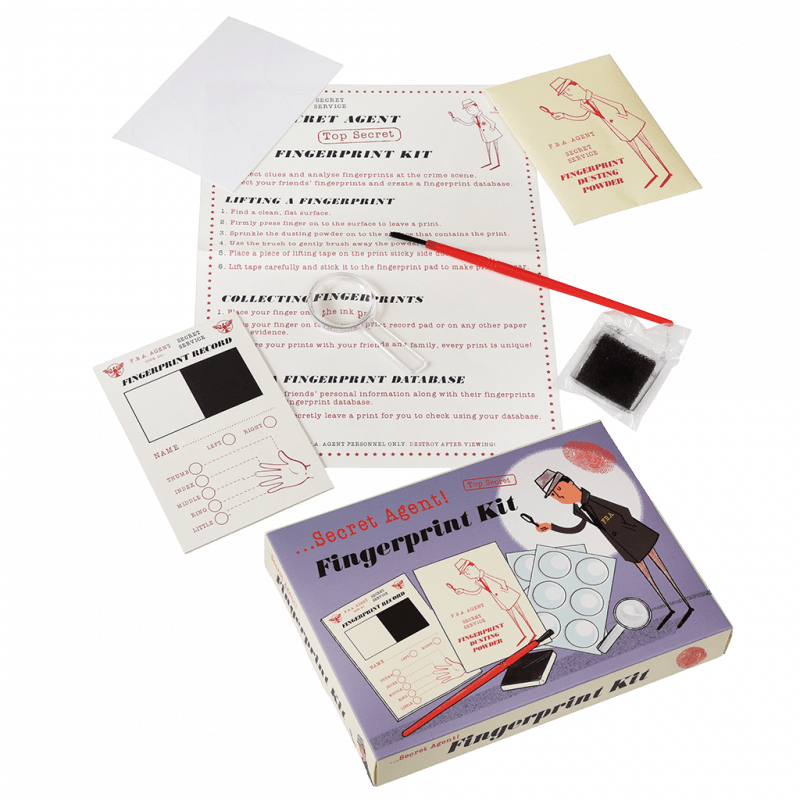 Vingerafdrukkit - Finger print detective set - STEM speelgoed REX London - In den Olifant