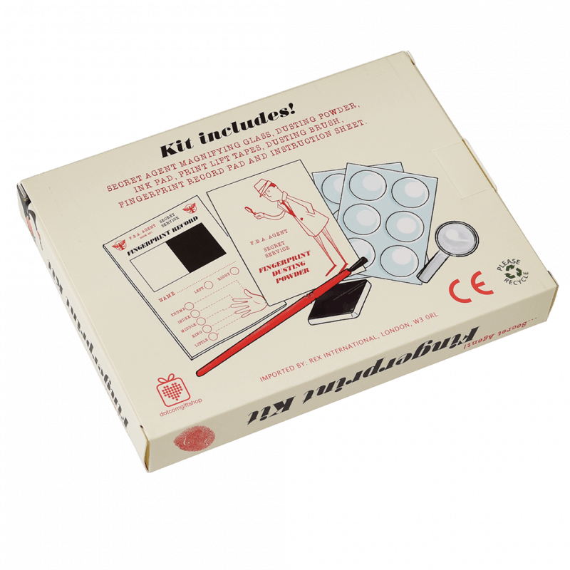 Vingerafdrukkit - Finger print detective set - STEM speelgoed REX London - In den Olifant