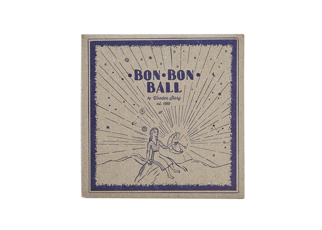 Vintage speeltje Bon Bon Ball - Behendigheidspellen Wooden Story - In den Olifant