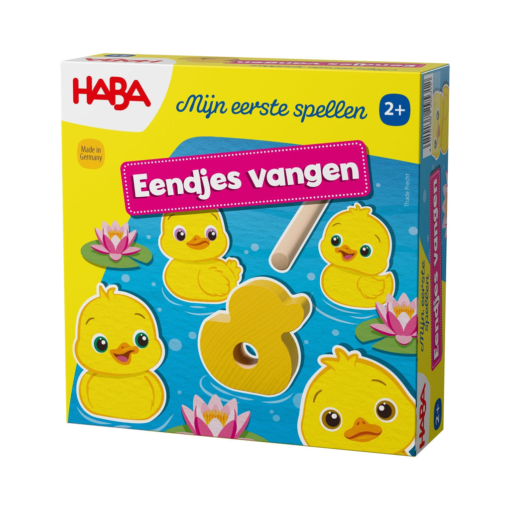 Visspel Mijn eerste spellen - Eendjes vangen - Behendigheidspellen Haba - In den Olifant