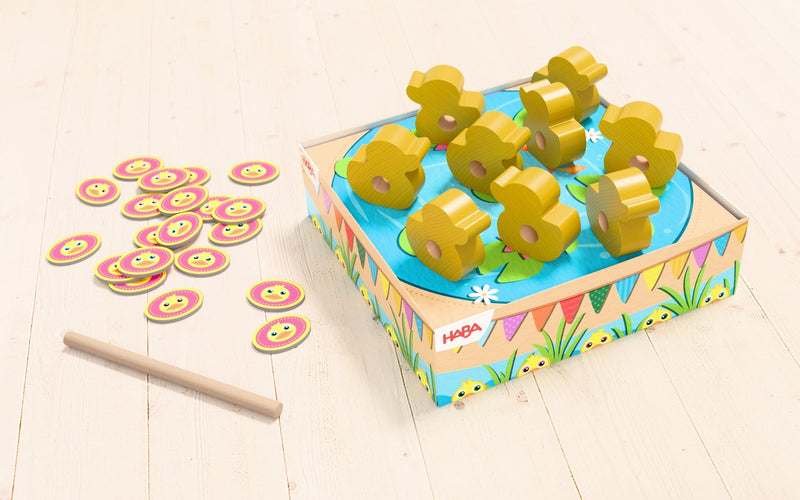 Visspel Mijn eerste spellen - Eendjes vangen - Behendigheidspellen Haba - In den Olifant