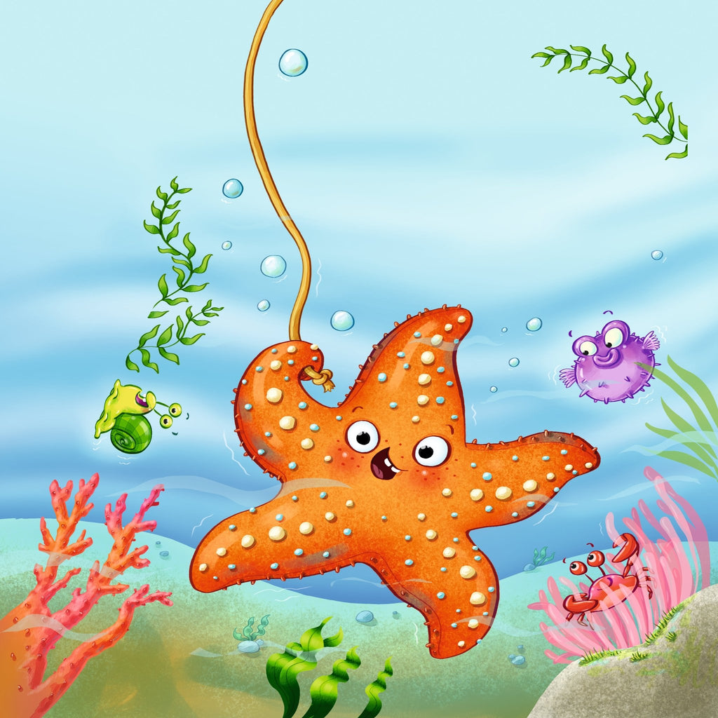 Visspel Sebastian Seastar - Behendigheidspellen Haba - In den Olifant