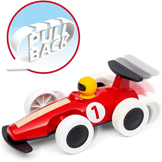 Large Pull Back Race Car