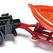 Volvo FH afrolkipper met kraan - Auto's en voertuigen Siku - In den Olifant