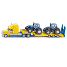 Vrachtwagen met New Holland tractoren 1:87 - Speelvoertuigen Siku - In den Olifant