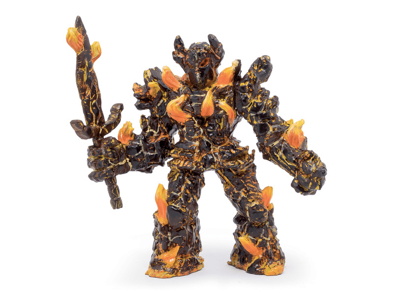Vuur Golem - Speelfiguren Papo - In den Olifant