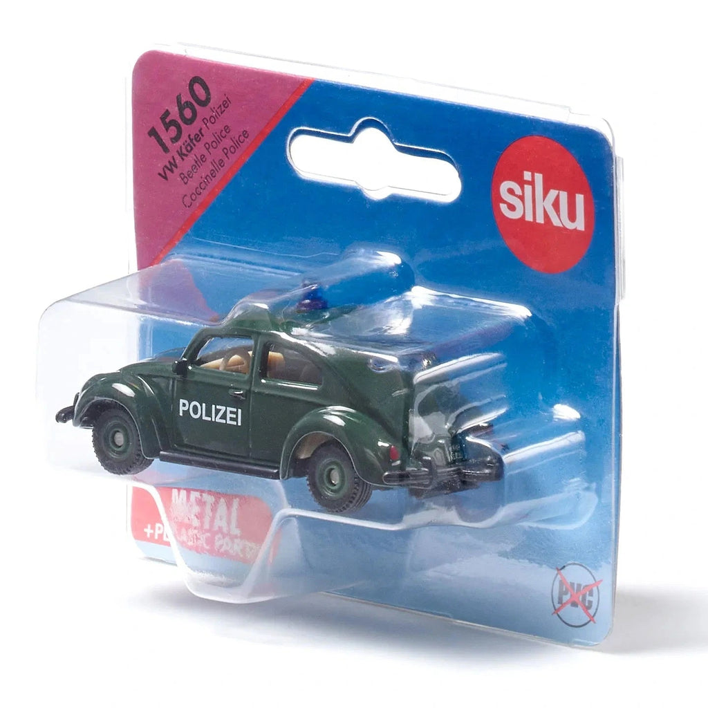 VW Kever Politie - Auto's en voertuigen Siku - In den Olifant