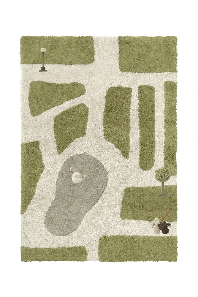 Wasbaar speeltapijt Hyde Park  - 90 x 130 cm - Tapijten Lorena Canals - In den Olifant