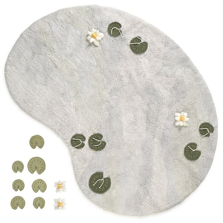 Wasbaar speeltapijt Swan Lake - 130 x 170 cm - Tapijten Lorena Canals - In den Olifant