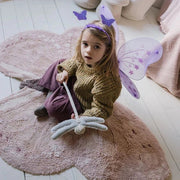 Wasbaar tapijt Animal Rug Baby Butterfly - 90 x 120 cm - Tapijten Lorena Canals - In den Olifant