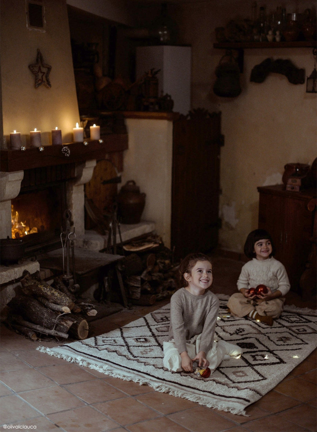 Wasbaar Tapijt Bereber Ethnic Small - 120 x 180 cm - Tapijten Lorena Canals - In den Olifant