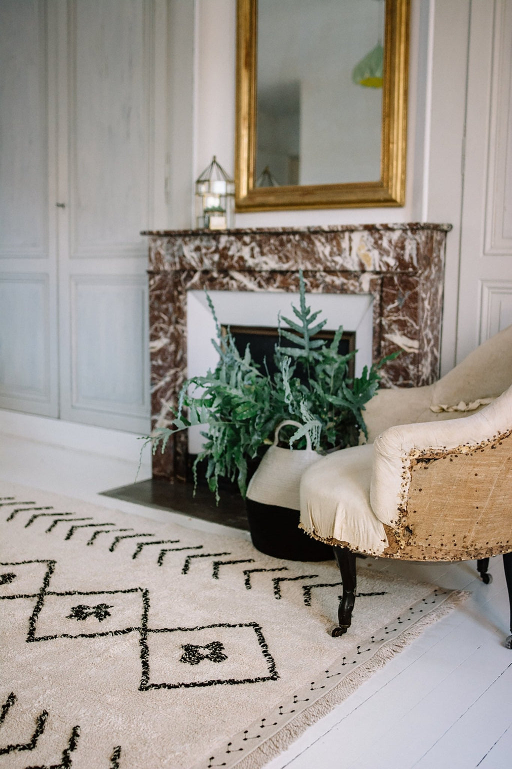 Wasbaar Tapijt Bereber Rhombs - 140 x 210 cm - Tapijten Lorena Canals - In den Olifant