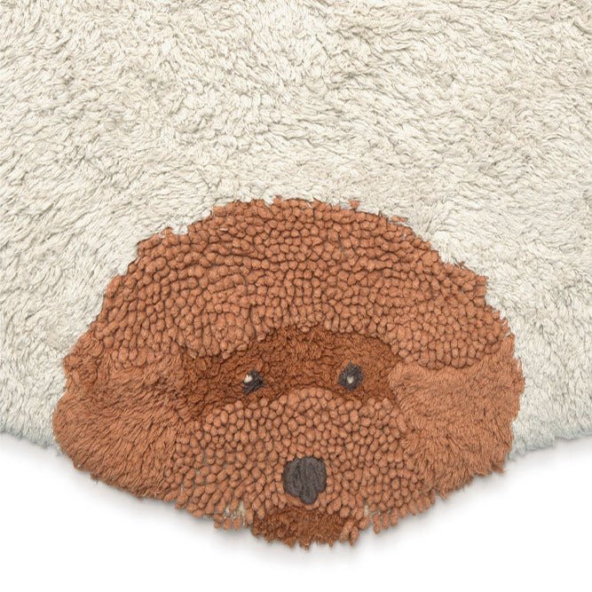 Wasbaar tapijt Dogs - 140 x 140 cm - Tapijten Lorena Canals - In den Olifant