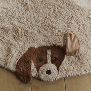 Wasbaar tapijt Dogs - 140 x 140 cm - Tapijten Lorena Canals - In den Olifant