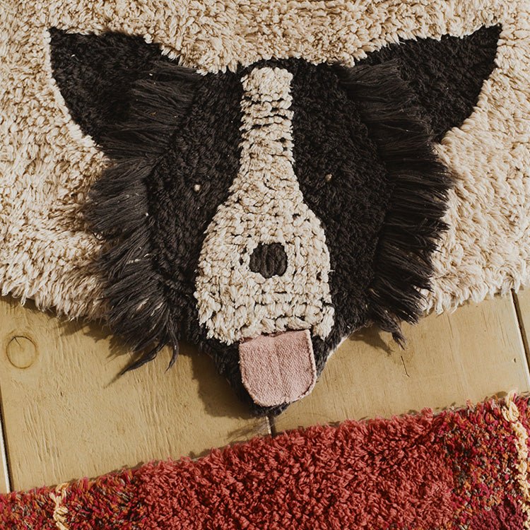 Wasbaar tapijt Dogs - 140 x 140 cm - Tapijten Lorena Canals - In den Olifant