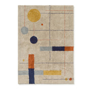 Wasbaar tapijt Geometrical Shapes - 120 x 160 cm - Tapijten Lorena Canals - In den Olifant