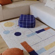 Wasbaar tapijt Geometrical Shapes - 140 x 200 cm - Tapijten Lorena Canals - In den Olifant
