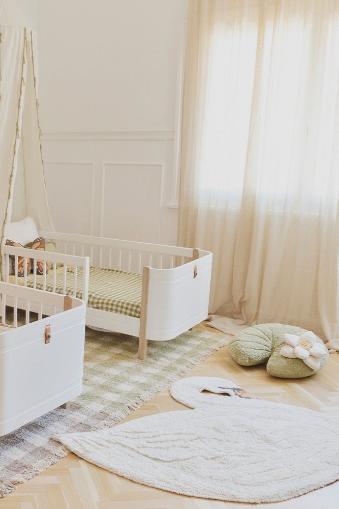 Wasbaar tapijt Swan - 120 x 100 cm - Tapijten Lorena Canals - In den Olifant