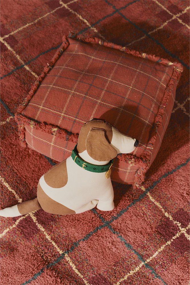 Wasbaar Tapijt Tartan Vintage Red - 140 x 190 cm - Tapijten Lorena Canals - In den Olifant