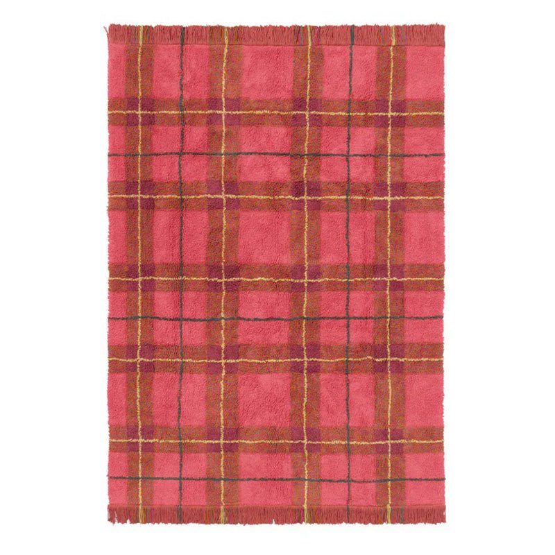 Wasbaar tapijt Tartan Vintage Red - 90 x 120 cm - Tapijten Lorena Canals - In den Olifant