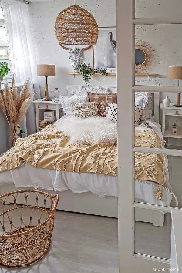 Wasbaar Tapijt Tribu Honing - 120 x 160 cm - Tapijten Lorena Canals - In den Olifant