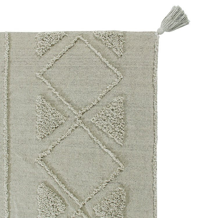 Wasbaar Tapijt Tribu Olive - 120 x 160 cm - Tapijten Lorena Canals - In den Olifant