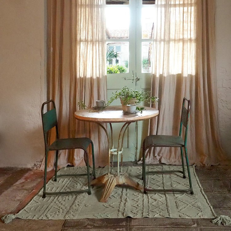 Wasbaar Tapijt Tribu Olive - 120 x 160 cm - Tapijten Lorena Canals - In den Olifant