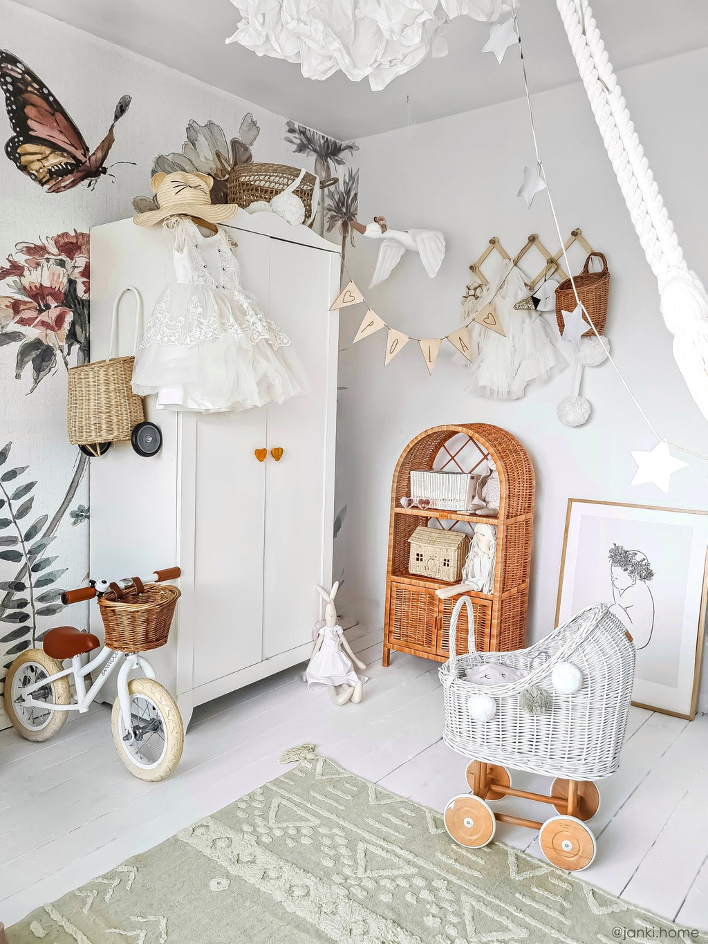 Wasbaar Tapijt Tribu Olive - 120 x 160 cm - Tapijten Lorena Canals - In den Olifant