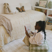 Wasbaar tapijt Vichy Ivory - 150 x 180 cm - Tapijten Lorena Canals - In den Olifant