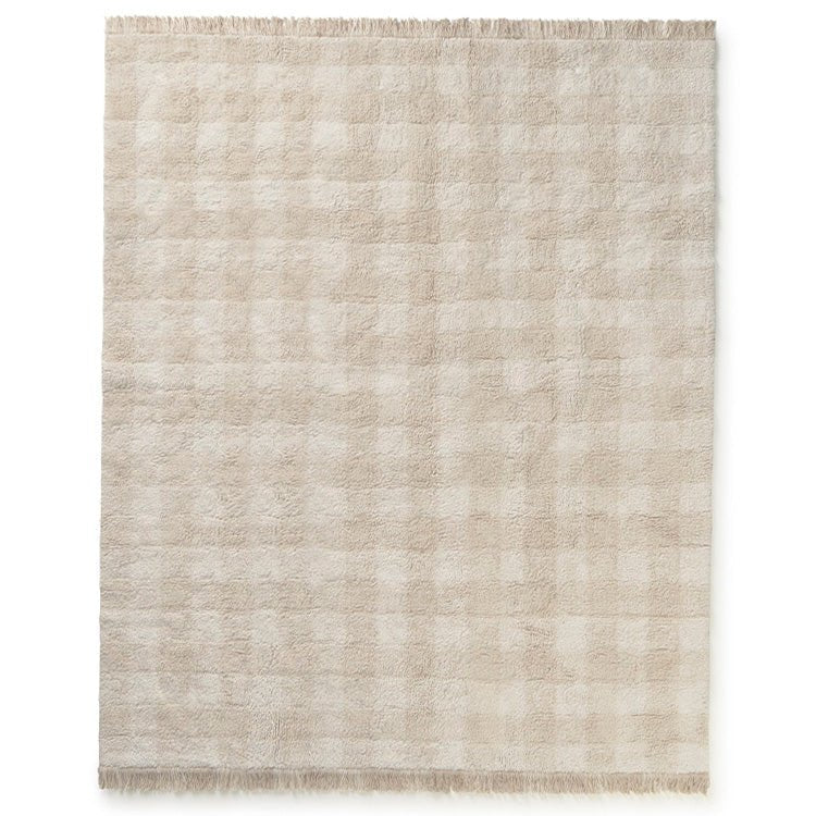 Wasbaar tapijt Vichy Ivory - 150 x 180 cm - Tapijten Lorena Canals - In den Olifant