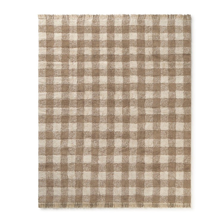 Wasbaar tapijt Vichy Marron - 90 x 120 cm - Tapijten Lorena Canals - In den Olifant