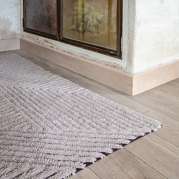 Wasbaar Woolable Tapijt - Black Chia - 170 X 240 Cm - Tapijten Lorena Canals - In den Olifant