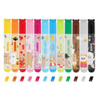 Wasbare stiften Teddy Friends Teddy Bear - set van 12 - Kleuren en tekenen Legami - In den Olifant