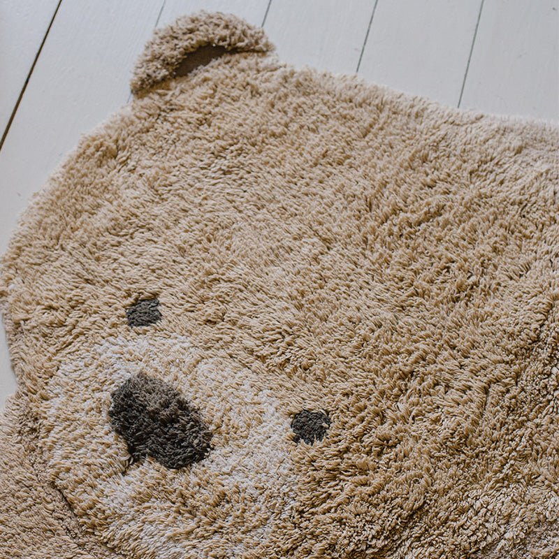 Washable Animal Rug Bear - 120 x 122 cm - Tapijten Lorena Canals - In den Olifant